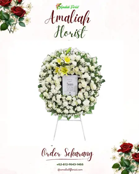 Krans Bunga Duka Sukawaris